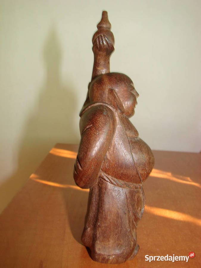 Budda drewniana figurka Pruszcz Gdański