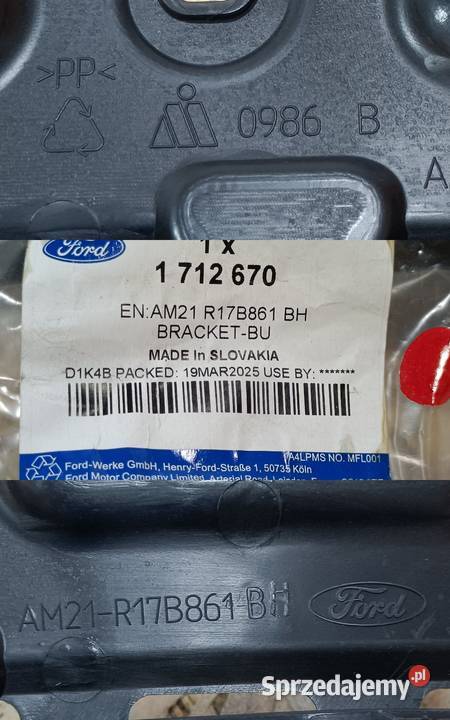 FORD S GALAXY 10 UCHWYT MOCOWANIA LISTWY KLAPY osobowe wielkopolskie Pleszew