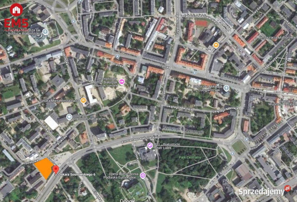 wynajmu lokalu Białystok 58m2 podlaskie