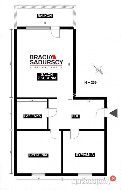 Mieszkanie Kalwaria Zebrzydowska Broniewskiego