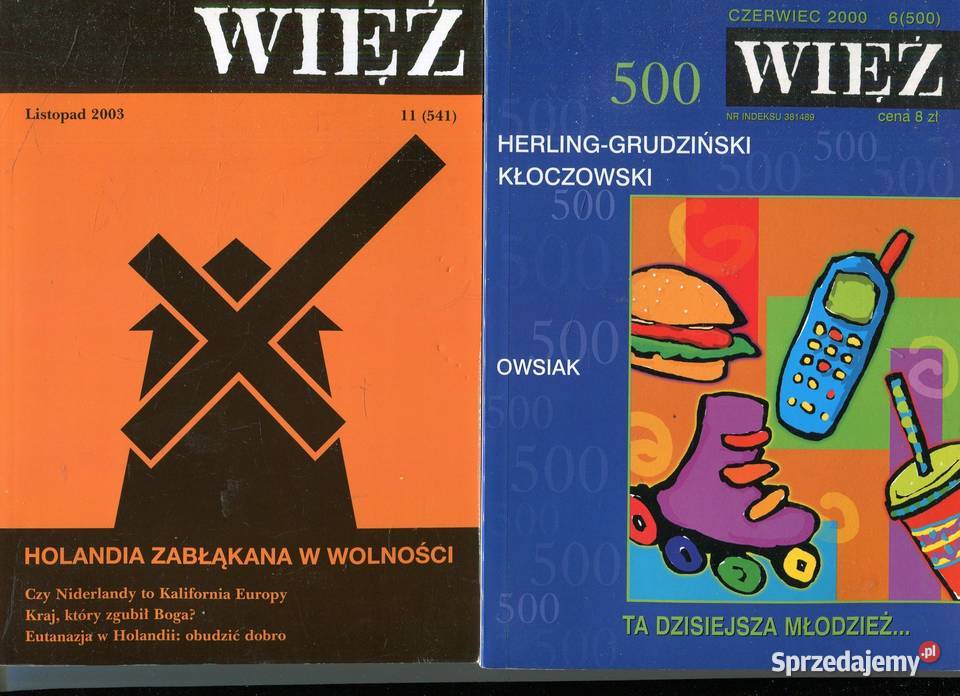 Więź miesięcznik 2000 6500 2003 11541 Pozostałe Szczecin