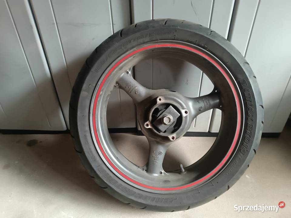 Kawasaki ZR7S koło tył z oponą ośka Motoryzacja
