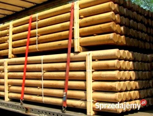 Palisada Paliki Słupki Wałki Toczone Bale Kołki Chojnice