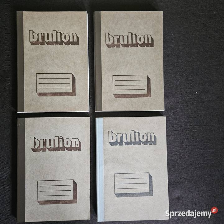 Zeszyt BRULION Artykuły szkolne dolnośląskie Legnica sprzedam