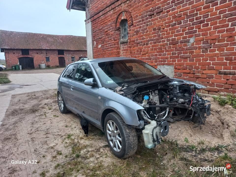 AUDI A3 8P 3D 20TDI BMN QUATTRO ANGLIK w całości Franknowo