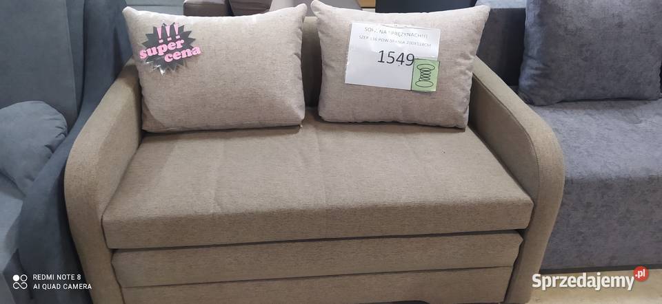 SOFA NA SPRĘŻYNACH DOSTĘPNE RĘKI Toruń