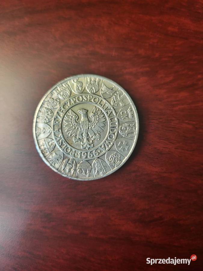 Dwie monety 100 z 1966 r Zielona Góra
