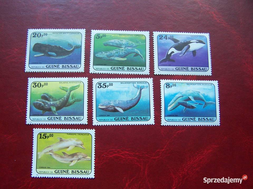 Gwinea Bissau 1984 MNH Fauna Wieloryby śląskie