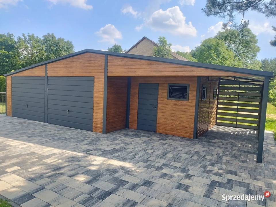 Garaż blaszany 12x6m PROFIL OCYNKOWANY Pozostałe