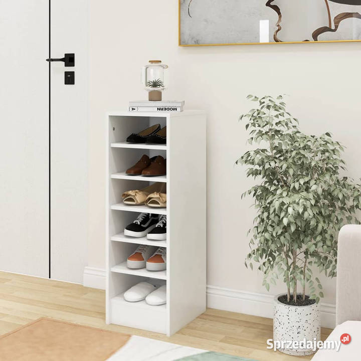 Szafka na buty biała 315x35x90 materiał Warszawa