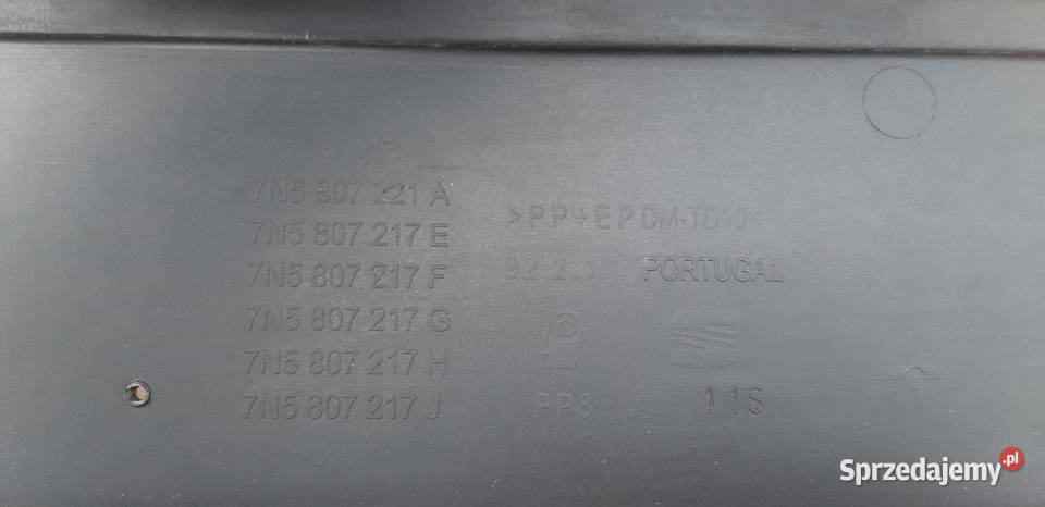 SEAT ALAHAMBRA II 7N ZDERZAK PRZÓD PRZEDNI PDC osobowe Bieleń