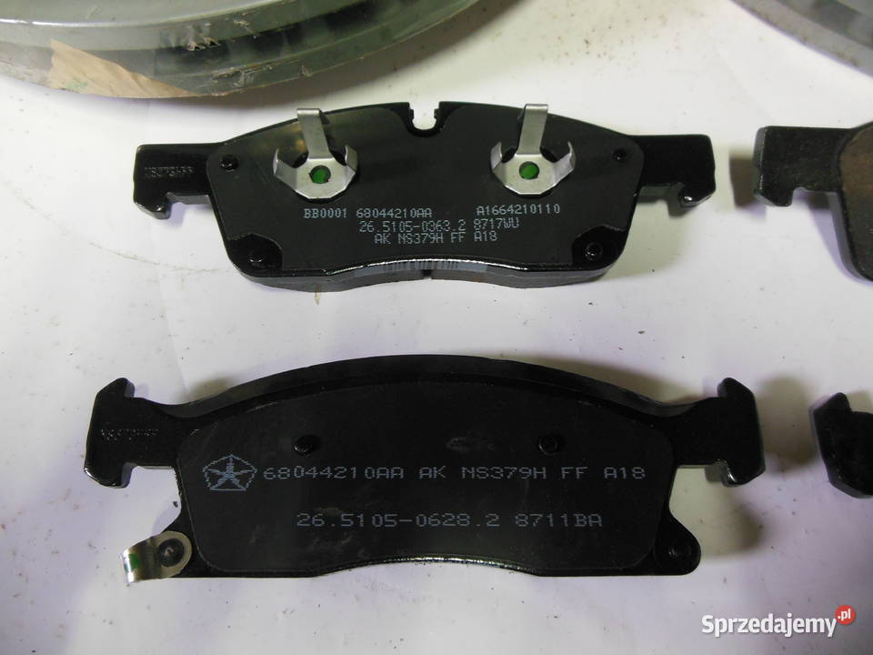 Tarcza przednia 330mm 52124762AB Jeep Grand