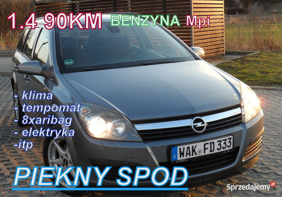 Opel Astra 1490PieknyStan Tempomat8xaribag elektryczne lusterka Bochnia