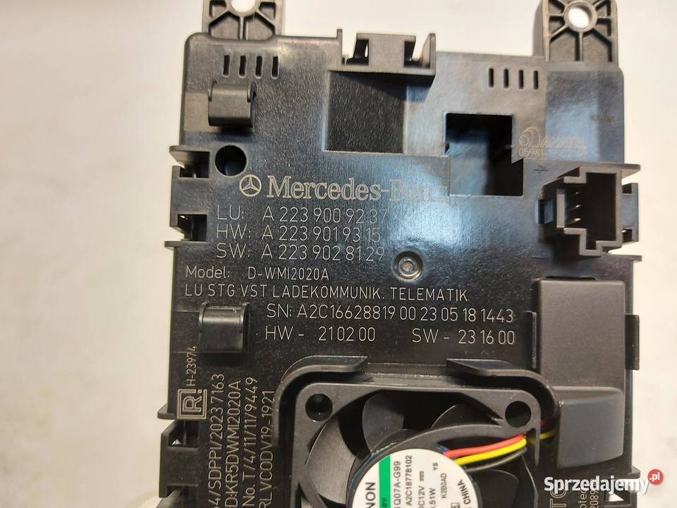 Mercedes W254 GLC 220d MODUŁ ŁADOWARKA