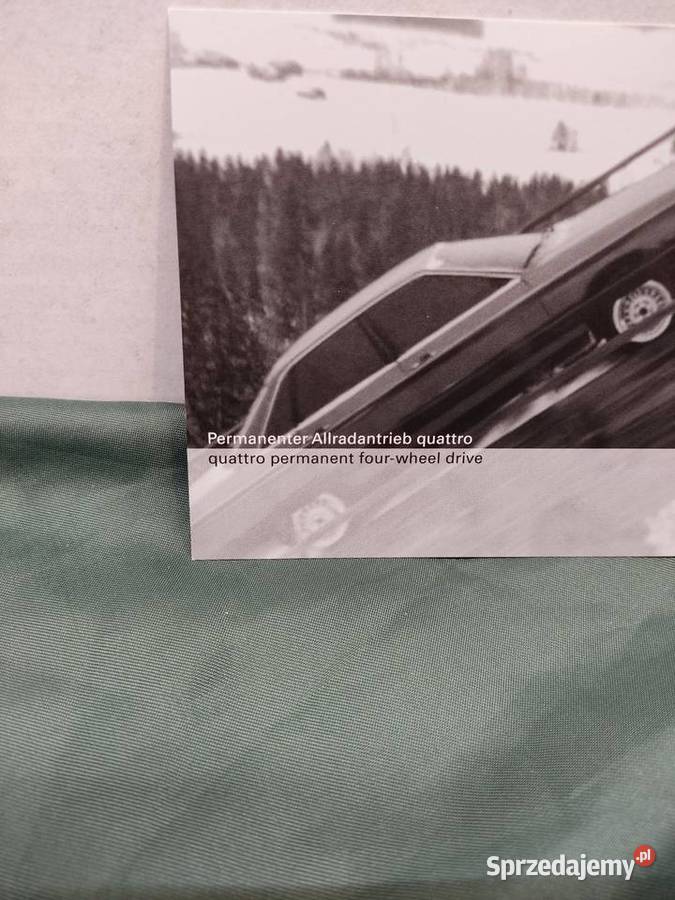 Pocztówka widokówka Audi quattro permanent Głuchołazy sprzedam