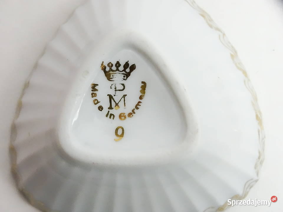 Porcelanowe puzderko dekoracyjne Made in Germany Biłgoraj