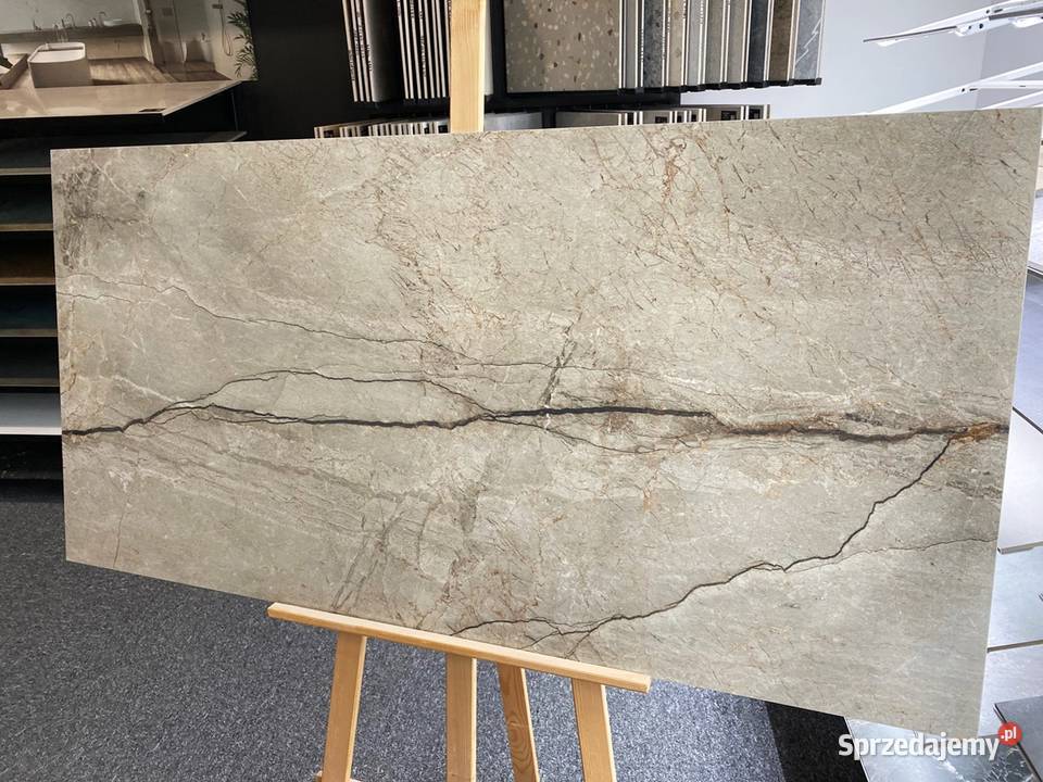 Gres płytka 60x120 kamień połysk beige Zakopane
