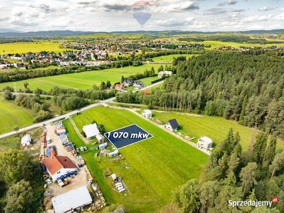 Działka na sprzedaż Ludźmierz 35m małopolskie