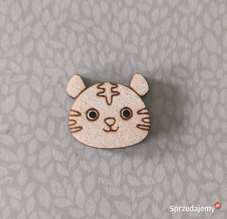 5x guzik drewno grawer 2 hand made guz10 Rękodzieło pomorskie Tczew