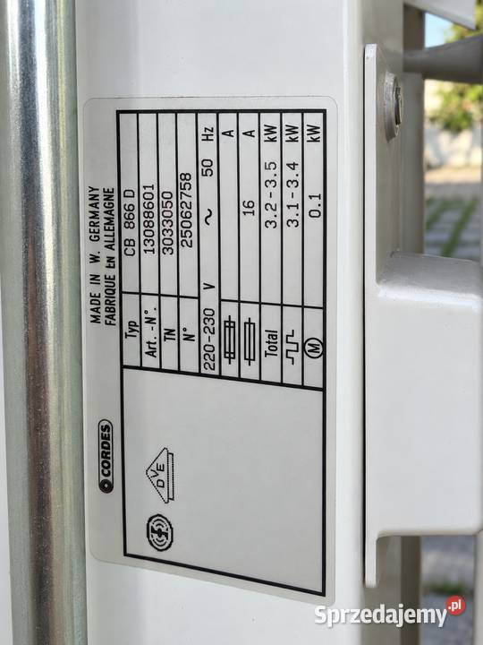 MANGIEL elektryczny wolnostojące sprzedam