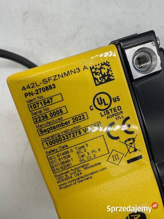 Allen Bradley 442LSFZNMN3 A 1071547 Laser Warszawa sprzedam