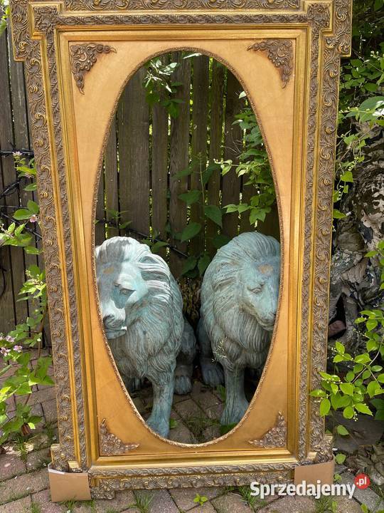 Ogromna drewniana rama do obrazu lustra stare Bystrzyca Kłodzka sprzedam