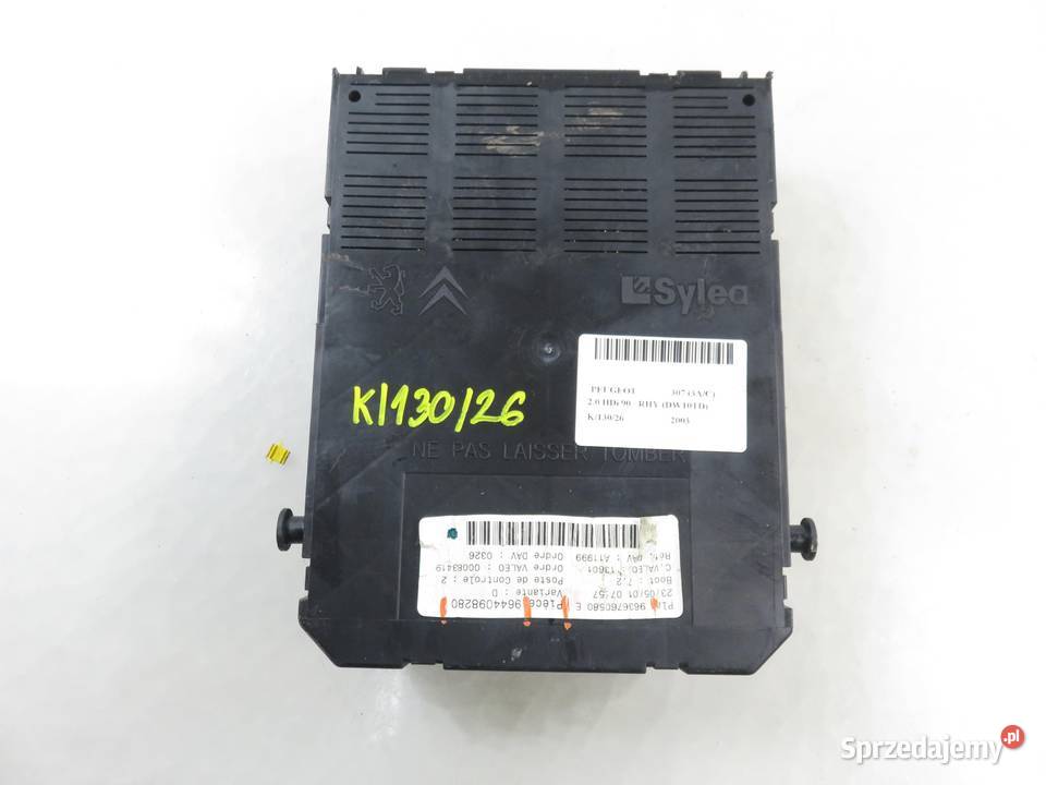 BSI PEUGEOT 307 20 HDi 9644098280 9636760580E Motoryzacja