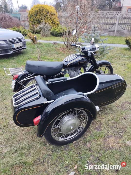 Junak M10 z wózkiem bocznym 1965 Kompletnie Motocykle, skutery, quady