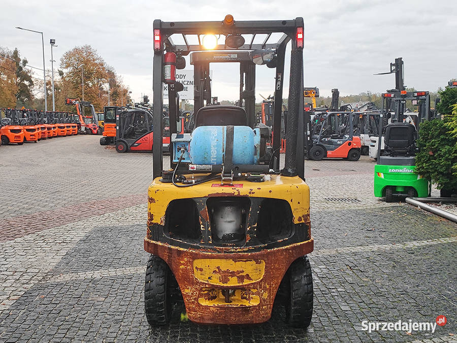 Wózek widłowy gazowy Yale GLP25VX duplex 329 m Kęty sprzedam