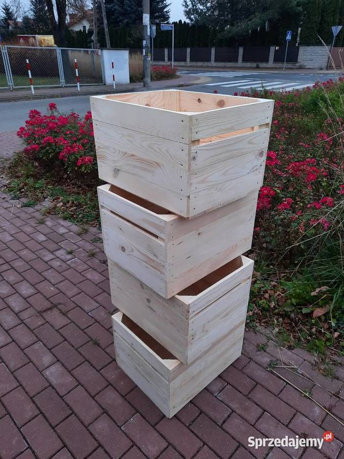 Skrzynka drewniana NUMER1 szlifowana handmade mazowieckie Warszawa