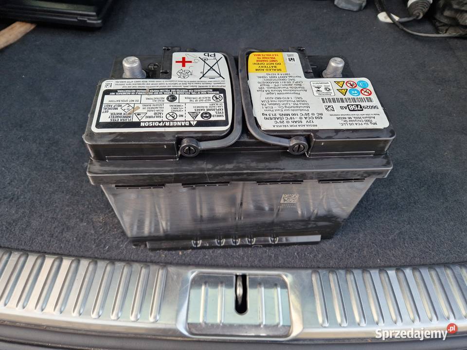 Akumulator Mopar Chrysler Jeep AGM 12V 65Ah 700A Łuków sprzedam