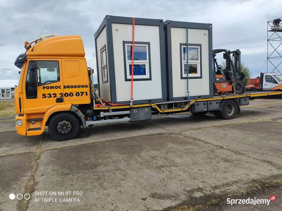Transport domków holenderskich mobilnych maszyn Wejherowo