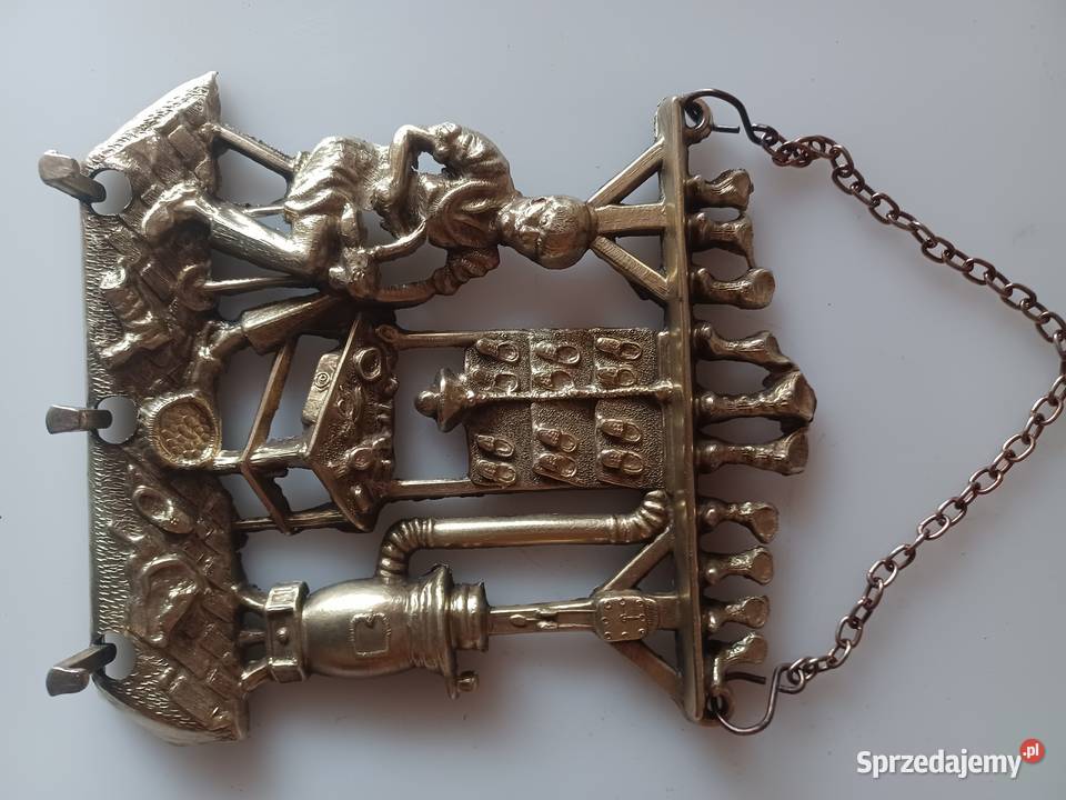 Wieszak mosiężny Mosiądz Kolekcja wielkopolskie Poznań