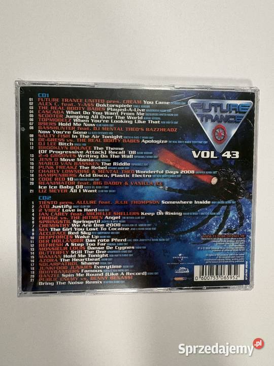 CD Future Trance Vol 43 Scooter ATB Cascada Warszawa