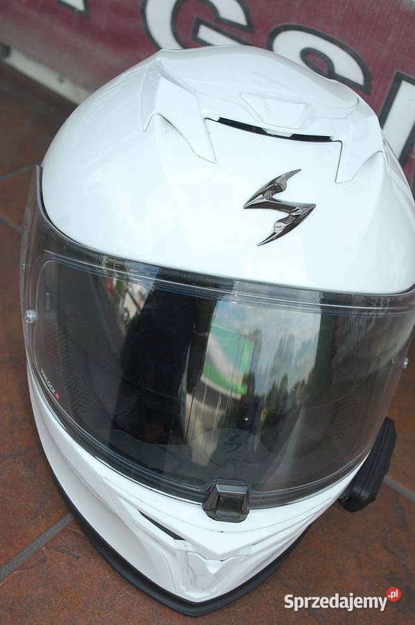 Kask motocyklowy biały Scorpion Rozmiar L60 Dąbrowa Górnicza