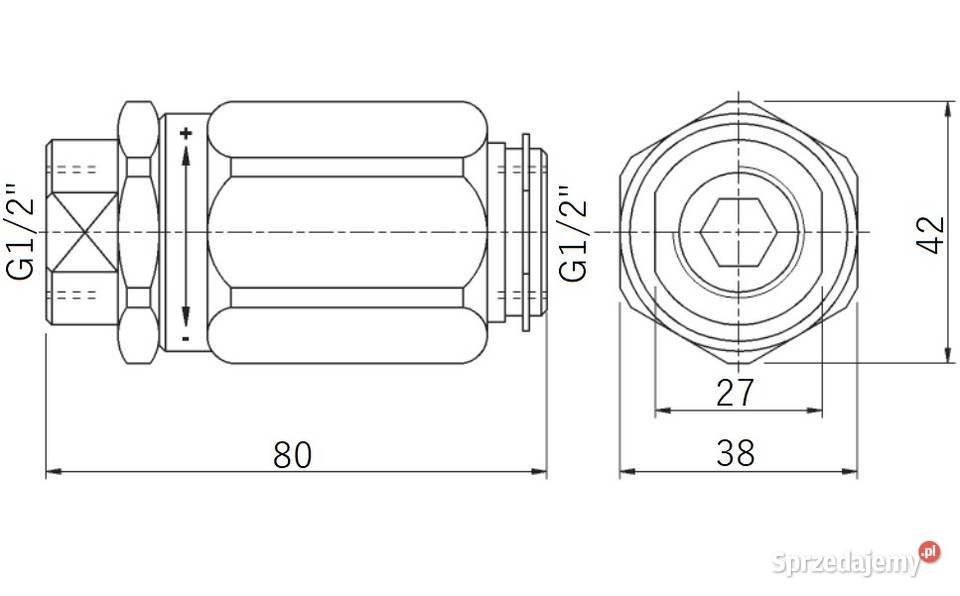 ZAWÓR HYDRAULICZNY DŁAWIĄCY W 2STRONY VRB 12 70L Solec Kujawski