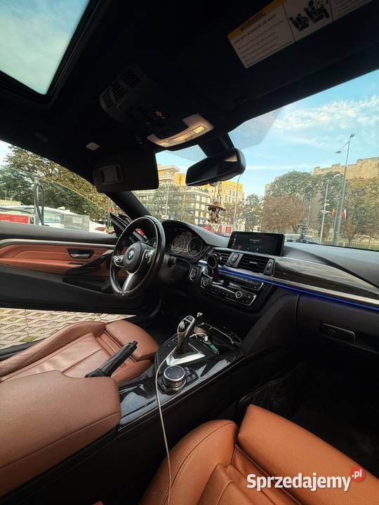 BMW Seria 4 F32 Coupe 2016 115k MPakiet Skóra Zielonka