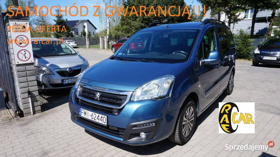 Peugeot Partner super stan Gwarancja II 2008 Partner Zielona Góra
