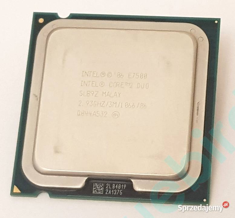 Procesor Intel Core 2 Duo E7500 293 GHz darmowa Core 2 Duo Kraków