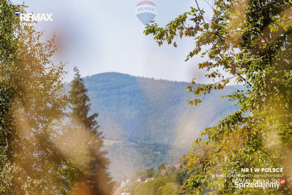 Działka z widokiem na góry Międzybrodzie śląskie Międzybrodzie Żywieckie