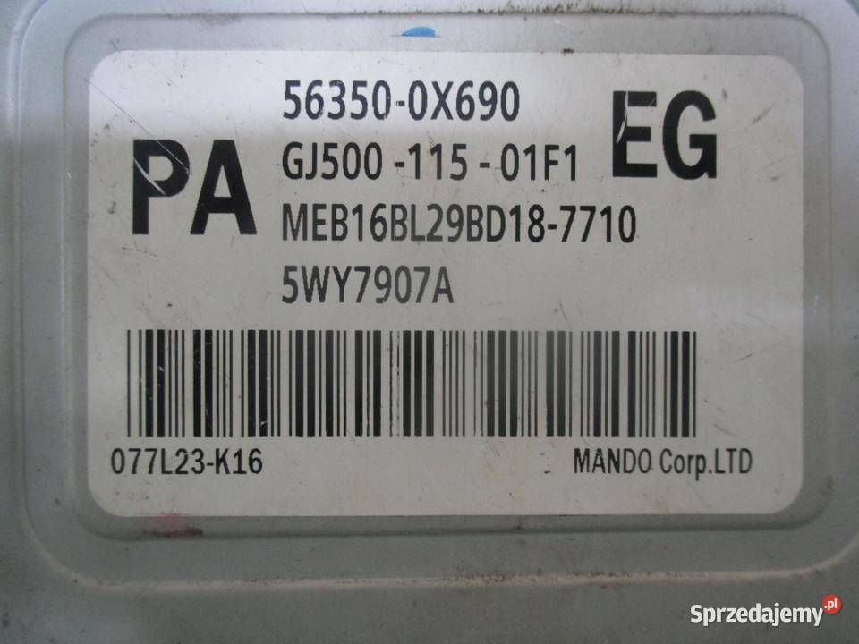 HYUNDAI I10 I 10r moduł sterownik wspomagania