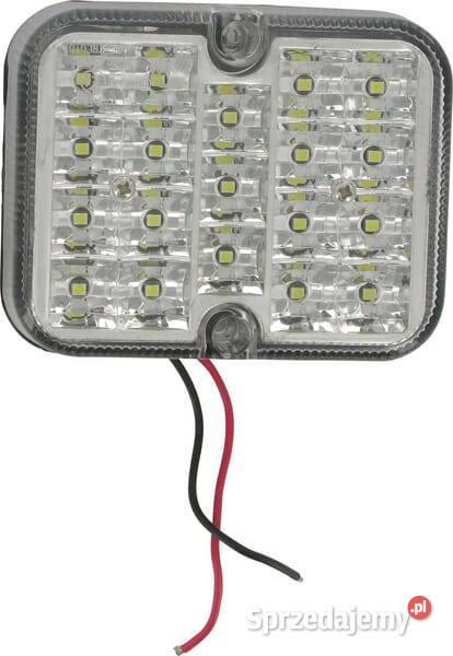 Lampa wsteczna LED 3W kwadratowa 12V 100 x 807 x Oświetlenie Kamionna