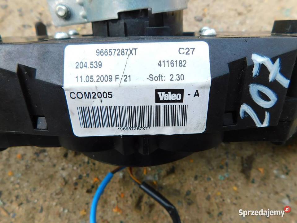 peugeot 207 przełącznik zespolony 96657287XT osobowe Żory