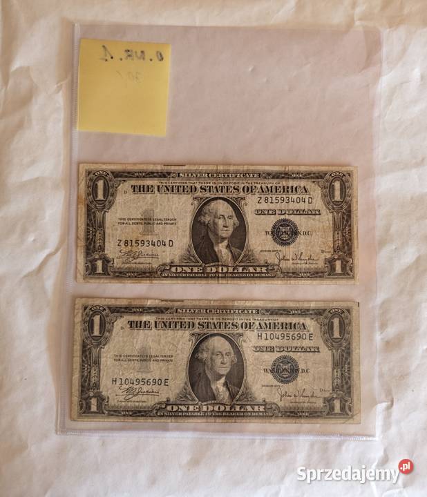 O 1 USA 2 1 Dollar 1935C Silver Certificate Ostrów Mazowiecka