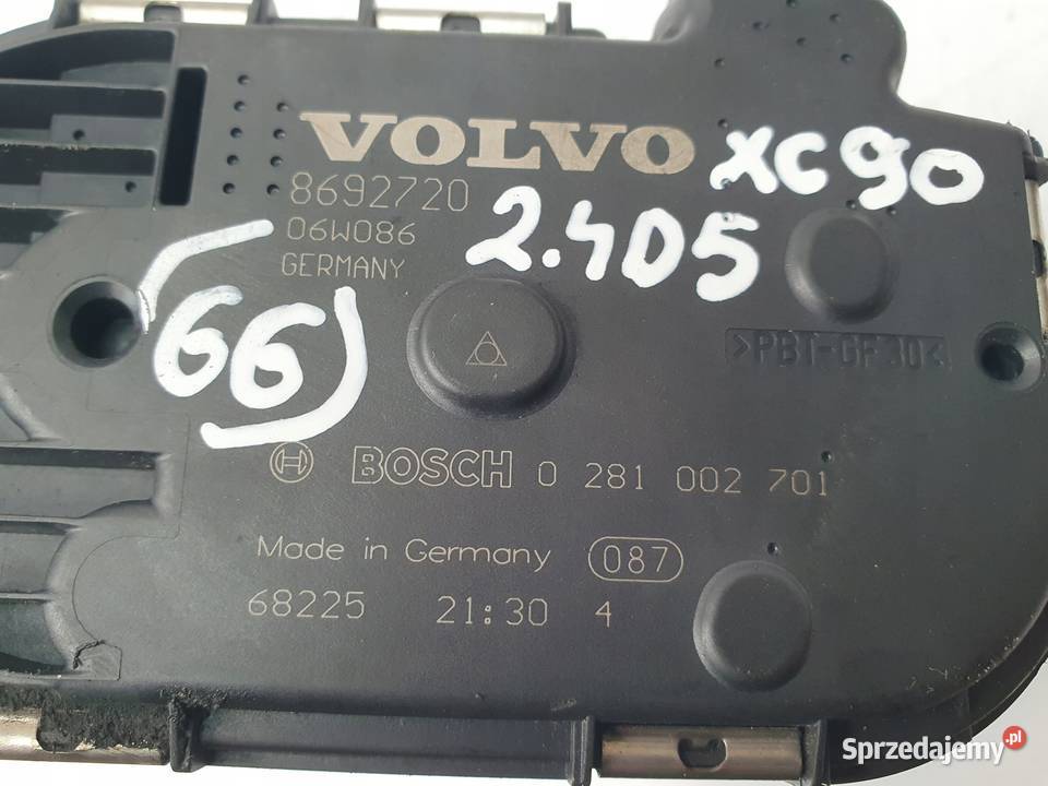 PRZEPUSTNICA Volvo S60 S80 V70 C70 XC70 XC90 24 Przepustnice lubelskie Chełm sprzedam