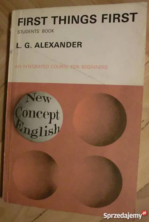 FIRST THINGS FIRST LG ALEXANDER Elbląg