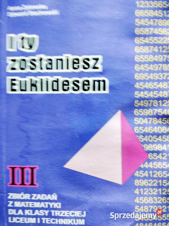 I ty zostaniesz Euklidesem 3 matematyka Antykwariat mazowieckie Warszawa