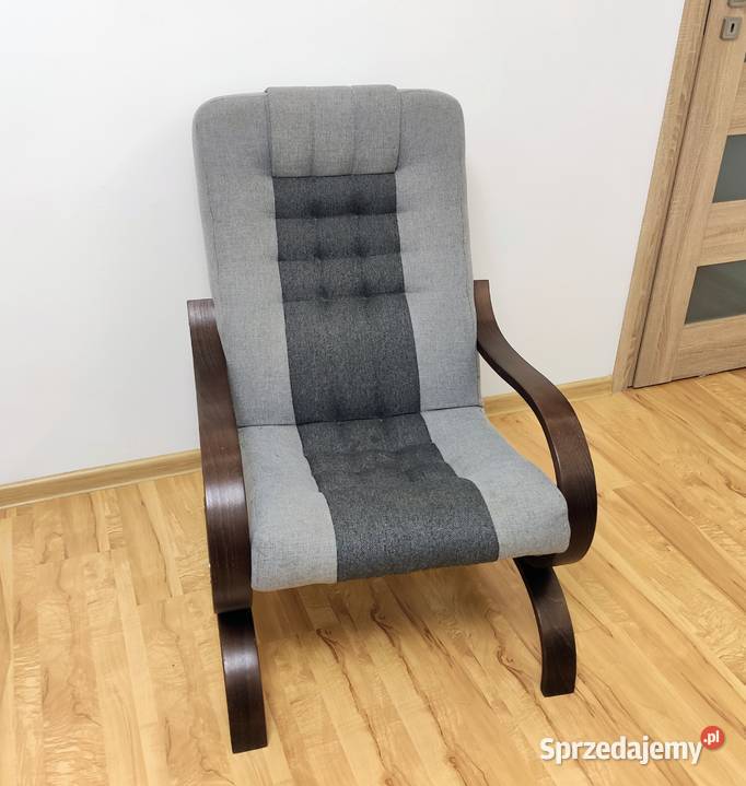 FOTEL BUJANY FINKA MAJA NA STELAŻU Krzyżakowym Fotele małopolskie Nowy Sącz