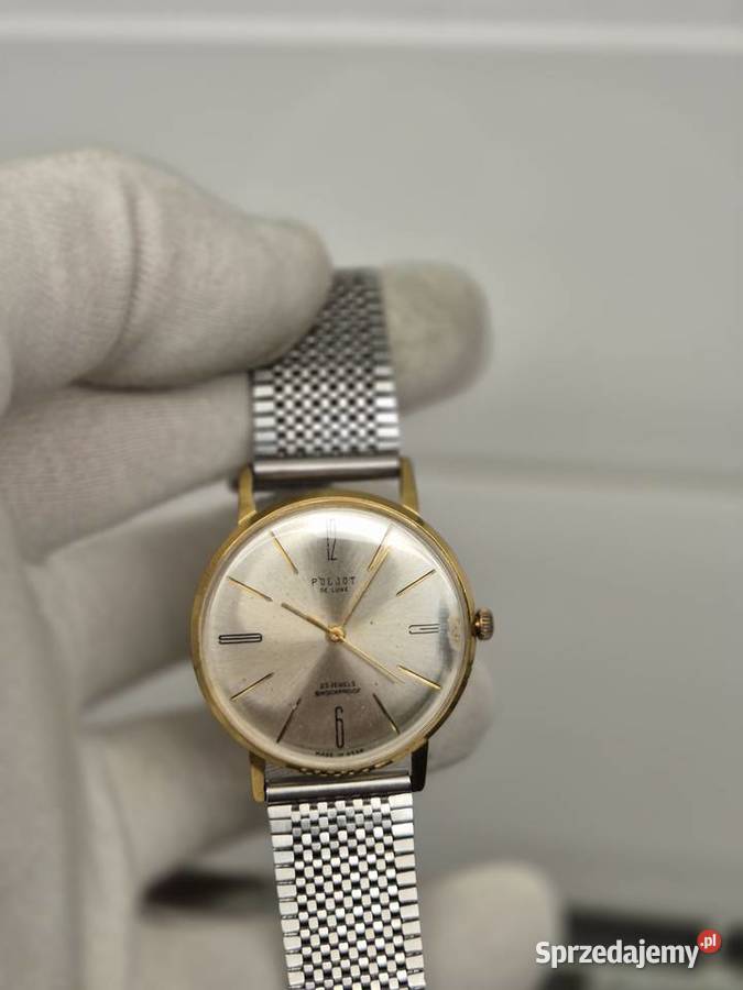 Rzadki zegarek Poljot de Lux śląskie Chorzów