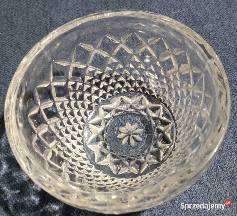 Zestaw szkła kryształowego miseczki patera i śląskie